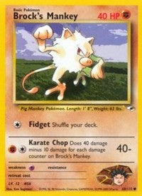 Brock's Mankey (68) [Gym Heroes]