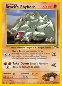Brock's Rhyhorn (22) [Gym Heroes]