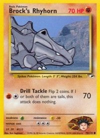 Brock's Rhyhorn (70) [Gym Heroes]