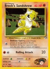 Brock's Sandshrew (71) [Gym Heroes]