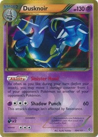 Dusknoir (104 Secret Rare) [Plasma Blast]