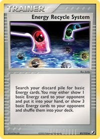 Energy Recycle System [Unseen Forces]