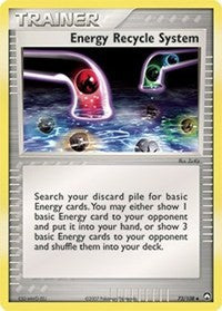 Energy Recycle System [Power Keepers]