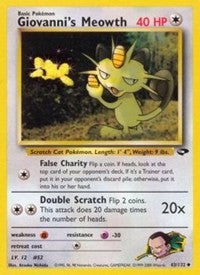 Giovanni's Meowth (43) [Gym Challenge]
