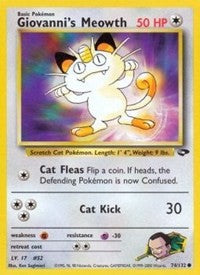 Giovanni's Meowth (74) [Gym Challenge]