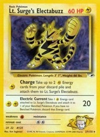Lt. Surge's Electabuzz (27) [Gym Heroes]