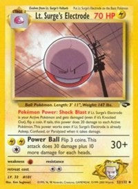 Lt. Surge's Electrode [Gym Challenge]
