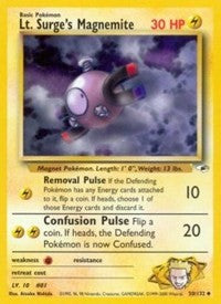 Lt. Surge's Magnemite (50) [Gym Heroes]