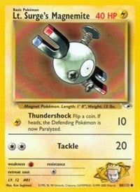 Lt. Surge's Magnemite (80) [Gym Heroes]