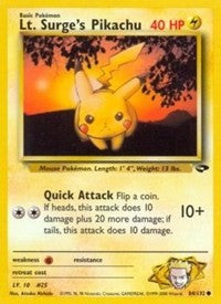 Lt. Surge's Pikachu [Gym Challenge]