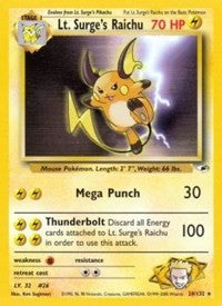 Lt. Surge's Raichu [Gym Heroes]
