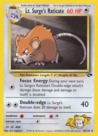 Lt. Surge's Raticate [Gym Challenge]