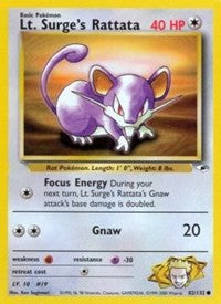 Lt. Surge's Rattata [Gym Heroes]