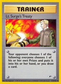 Lt. Surge's Treaty [Gym Heroes]