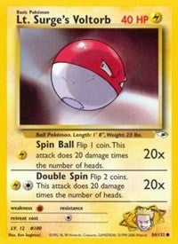 Lt. Surge's Voltorb [Gym Heroes]