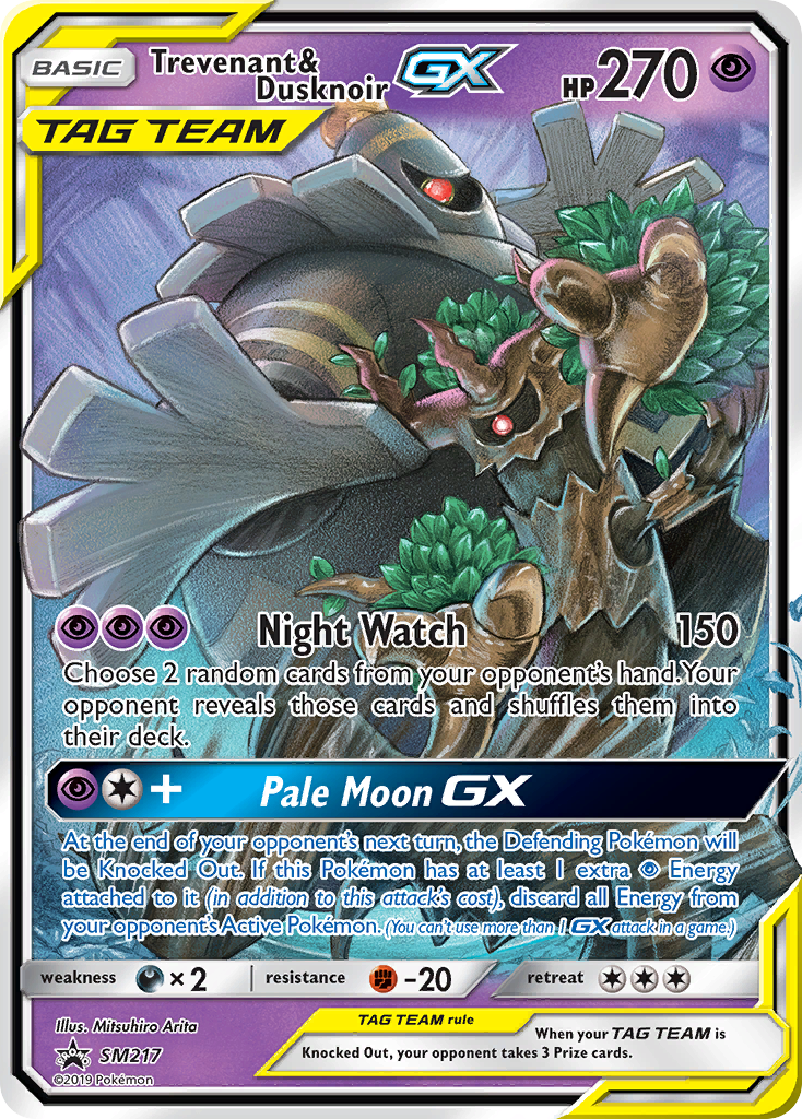 Trevenant & Dusknoir-GX [SM Black Star Promos]