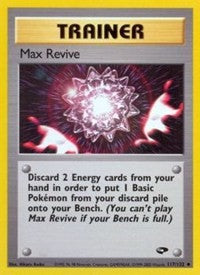 Max Revive [Gym Challenge]