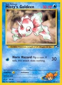 Misty's Goldeen (30) [Gym Heroes]