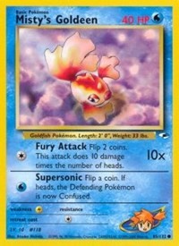 Misty's Goldeen (85) [Gym Heroes]