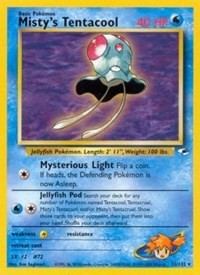 Misty's Tentacool (32) [Gym Heroes]