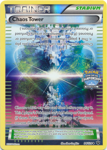 Chaos Tower (92/124) (National Championship Promo) [XY: Fates Collide]