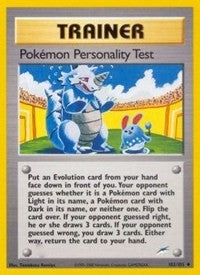 Pokemon Personality Test [Neo Destiny]