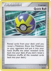 Quick Ball [DP Trainer Kit: Manaphy &amp; Lucario]
