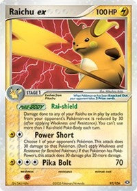 Raichu ex [Emerald]