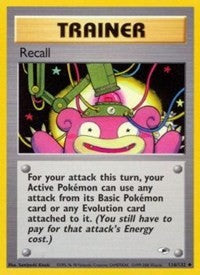 Recall [Gym Heroes]