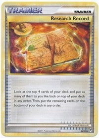 Research Record [Call of Legends]