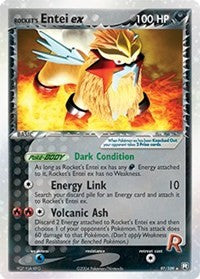 Rocket's Entei ex [Team Rocket Returns]