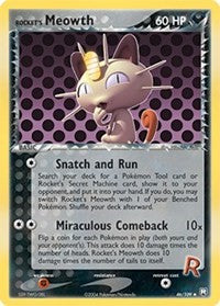Rocket's Meowth [Team Rocket Returns]