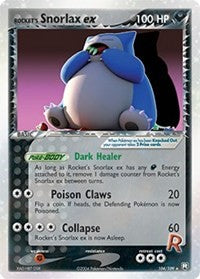 Rocket's Snorlax ex [Team Rocket Returns]