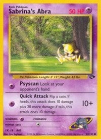 Sabrina's Abra (94) [Gym Challenge]
