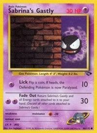 Sabrina's Gastly (96) [Gym Challenge]