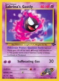 Sabrina's Gastly (97) [Gym Challenge]