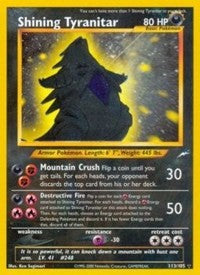 Shining Tyranitar [Neo Destiny]