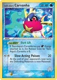 Team Aqua's Carvanha (25) [Team Magma vs Team Aqua]