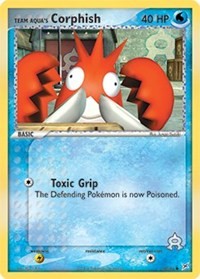 Team Aqua's Corphish (50) [Team Magma vs Team Aqua]