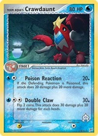 Team Aqua's Crawdaunt (14) [Team Magma vs Team Aqua]