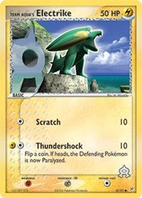 Team Aqua's Electrike (52) [Team Magma vs Team Aqua]