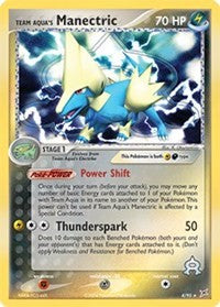 Team Aqua's Manectric (4) [Team Magma vs Team Aqua]