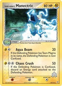 Team Aqua's Manectric (29) [Team Magma vs Team Aqua]