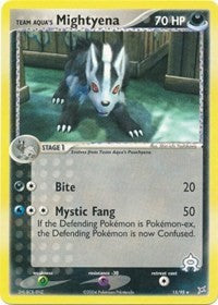 Team Aqua's Mightyena (15) [Team Magma vs Team Aqua]