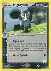 Team Aqua's Mightyena (30) [Team Magma vs Team Aqua]