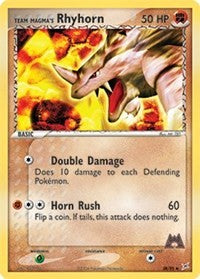 Team Magma's Rhyhorn (38) [Team Magma vs Team Aqua]