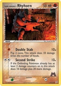 Team Magma's Rhyhorn (67) [Team Magma vs Team Aqua]