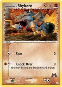 Team Magma's Rhyhorn (68) [Team Magma vs Team Aqua]