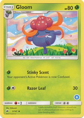 Gloom (5/147) [Sun & Moon: Trainer Kit - Alolan Sandslash & Alolan Ninetales]