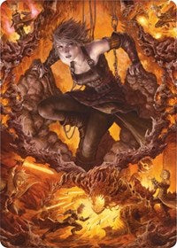 Nahiri, Heir of the Ancients (Art Series) [Zendikar Rising Art Series]